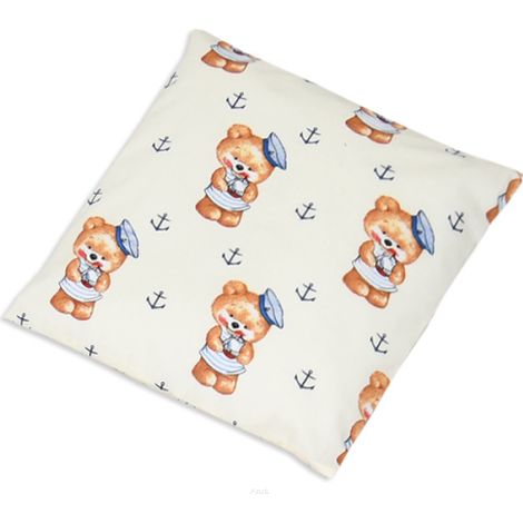 Funda de almohada Hansel 40x40 (oso marinero) (1/3)