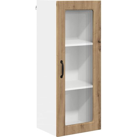 Meuble mural de cuisine,Armoire de cuisine Chêne artisanal 40 x 31 x 100 cm CFW20107 (1/5)