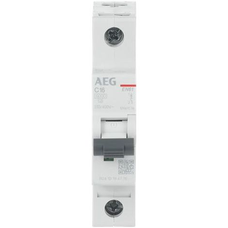 Leitungsschutzschalter AEG leitungsschutzschalter elfaplus 6ka c-16a 1p 16A 6kA (1/4)