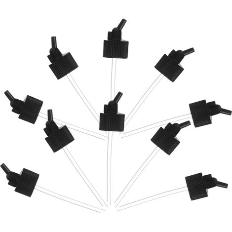 10 Pièces Bouchon Adaptateur Bouteille Aérographe Incliné pour Flacons Double Action Couvercle Plastique pour Spray et Installation Rapide (1/5)