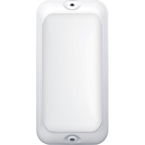 hublot à led - bang rectangle - 10w - 4000k - 1050 lm - ip55 - blanc - securlite 16910410