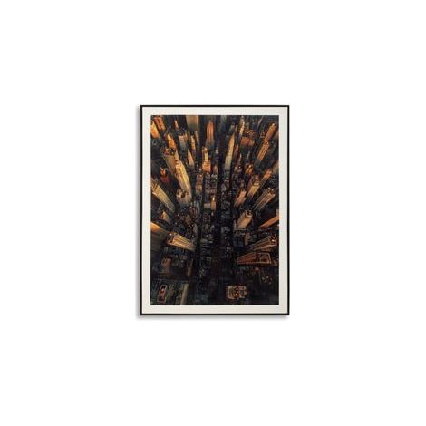 Impression sur toile new york laquée avec cadre -a- cm 72x4x102 (1/5)