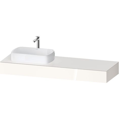 Console Duravit Collection One, 1600x550x170mm, avec découpe à
