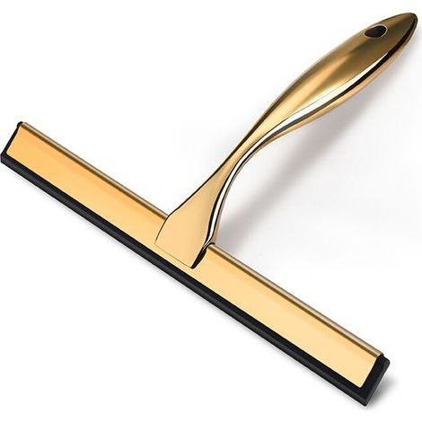(25.2cm) Gold multipurpose shower wiper for shower doors, bathrooms, windows and car windows - stainless steel (1/5)