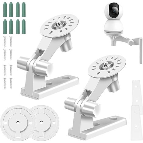 Support mural de caméra Plafond réglable Compatible avec caméra de surveillance C200/C210/C220/Tc70, Ec70/Kc410s et autres (1/5)