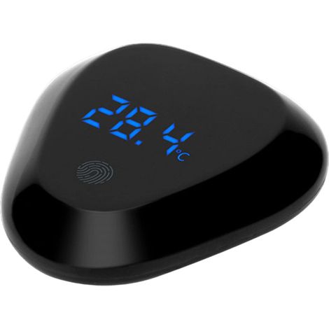 Thermomètre d'aquarium numérique Thermomètre d'aquarium à écran Tactile sans Fil Thermomètre à Affichage LED précis avec Autocollant pour Le Bain de bébé d'aquarium à la Maison