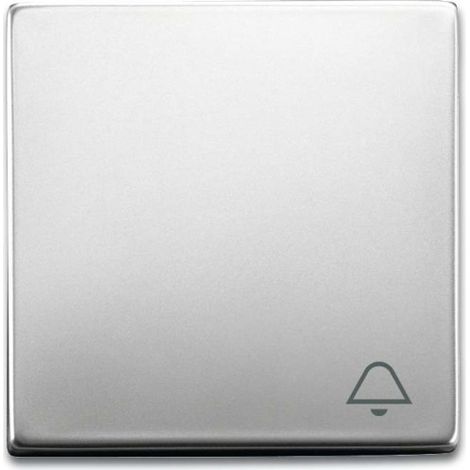 Plaque de finition Busch-jaeger 2520 ki-866 acier sans vis IP20