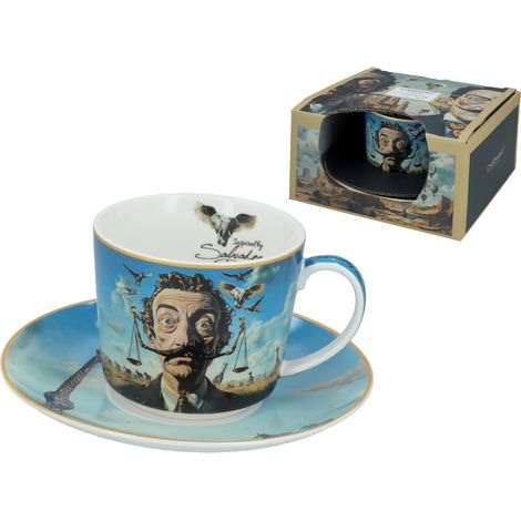Tasse und Untertasse – inspiriert von einem Gemälde von S. Dali (carmani) (1/5)