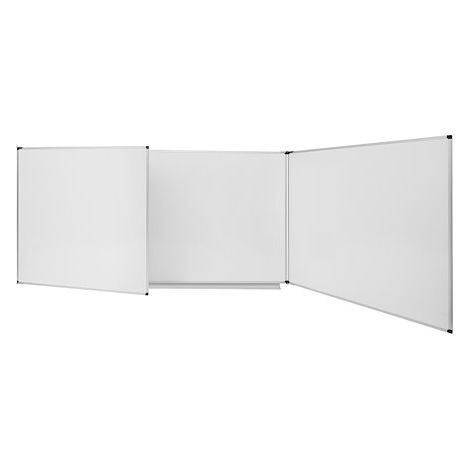 Tableau triptyque blanc émaillé Trio Maya NF 100 x 150 cm Bi-Office (1/5)