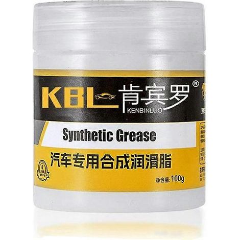 Graisse synthétique pour l'entretien automobile, lubrifiant pour freins et filetages anti-grippage. Couleur : sans pinceau. (1/4)