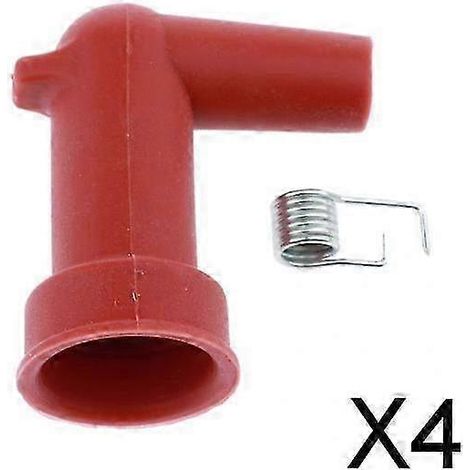 3er- oder 4er-Pack Zündkerzenstecker-Widerstandsabdeckungen für Yamaha Parsun Außenbordmotoren 15–60 PS (4 Stück, SZRH AM)