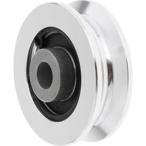Bearing Pulley Wheel Gym Accessory Universal for Cable Machine Gym Equipment 54mm Silver (1/5)