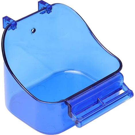 Bain d'oiseaux, Bain d'oiseaux pour cage, Boîte de bain pour oiseaux avec double crochet, Bains pour perroquets en cage, Accessoires pour cages à oiseaux, Abeille (1/5)
