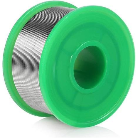 0,8 mm Fil à Souder Sans Plomb Sn 99.3-Cu 0.7 Soudure Etain avec Colophane Core pour Soudure Électrique (100g) (1/5)