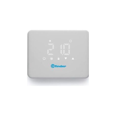 Finder – Thermostat d'ambiance programmable 5 à 37 °C – Montage apparent en saillie – Programmation journalière – Précision de régulation (1/3)