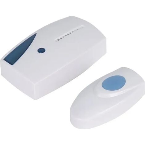 Sonnette de porte, convient pour sonnette sans fil musicale pour maison, portée de 100 mètres, système de sécurité domestique (1/4)