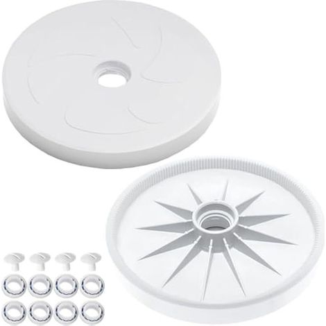 Pièces détachées Nettoyeur de Piscine 2 x C6 Grandes Roues 8 x C60 Roulement à Billes Pièces de Rechange pour Polaris 180 Tanktrax Robot Nettoyeur de Piscine à Pression Kit d'accessoires (1/5)