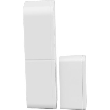 Capteur de porte/fenêtre WiFi avec alarme en temps réel et détecteur magnétique d'ouverture de porte pour système domotique Tuya (1/5)