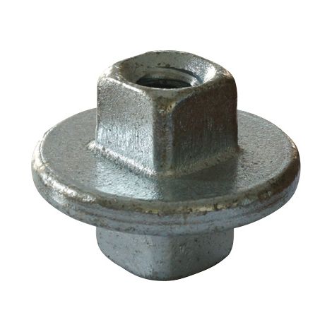 Écrou de coffrage acier forgé - carré - tête 36 base 90 mm (tige ø 23 mm) OUTINORD (1/5)