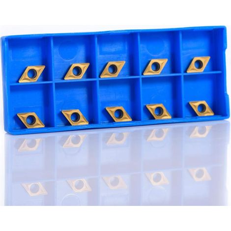 Inserts CNC, Inserts en carbure CNC 10pcs Inserts en carbure CNC Inserts en carbure Inserts Inserts Cutter Tour Outil de tournage avec boîte (1/5)
