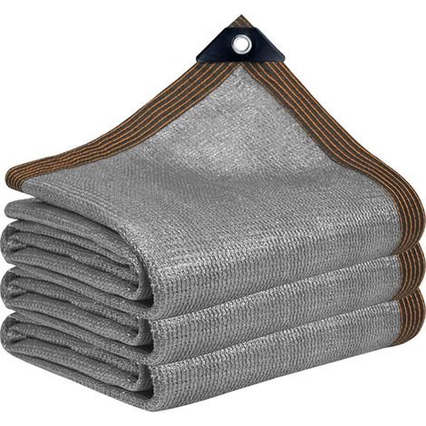 1 Voile D'ombrage 2x2 M, Taux 90%, Œillets Acier, Pour Jardin, Terrasse, Patio