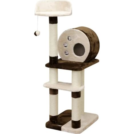 Kratzbaum Planet X 127 cm Braun und Beige Kerbl (1/4)