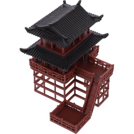 Miniatur Pavillonornament aus Kunstharz für Aquarium und