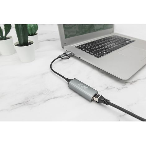 DN-3028  Adaptador USB 3.0/USB-C 3.1 a Ethernet de 2,5 G (1/4)
