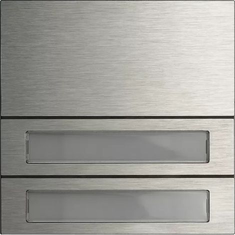 Gira Ruftastenmodul 2f System 106 Edelstahl [5532920], 5532 920 (1/2)