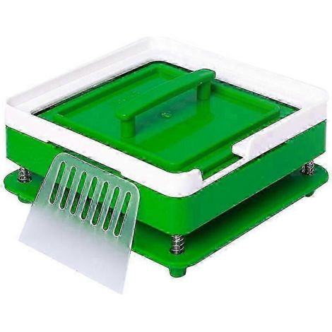 Macchina riempitrice di capsule a 100 fori - Confezionatrice manuale di capsule in ABS, verde - Crezuo