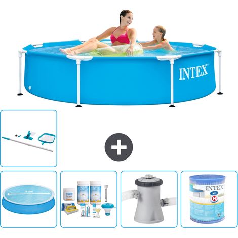 Intex Piscine Tubulaire Ronde - 244x51 cm - 6-pièces  S41416 (1/5)