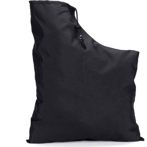 Vakuumbeutel für Laubbläser, aus Polyester mit Reißverschluss und Bodenentleerung.
