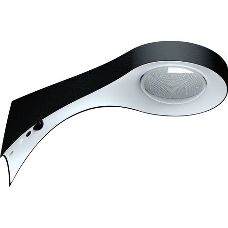 LED SOLARE da parete con sensore CREPUSCOLARE, di MOVIMENTO e telecomando SWL2