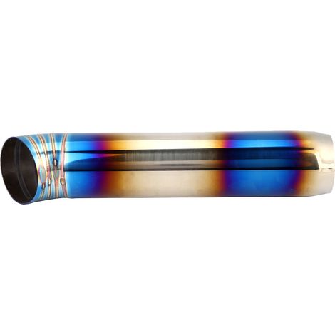 Embout d'échappement universel 76mm/3in tube d'admission et sortie tuyau accessoire auto (1/5)