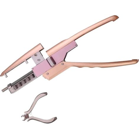 Kit De Machine D'extensions De Cheveux, 2ème Outil D'extensions De Cheveux Humains Sans Trace, Connecteur À 5 Broches, Équipement Capillaire À La Kératine Simplifiera Votre Expérience (1/5)