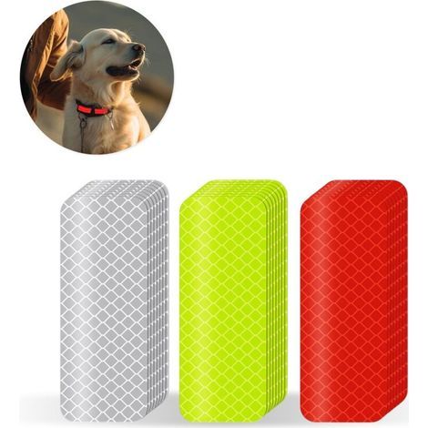 Reflektierende Aufkleber, 3 Farben – 3 x 8 cm – 12 Stück – Reflektierende Fahrradreflektoren – Klebeband – Fahrradreflektoren – Selbstklebende Reflektoren – Lastenräder – LKW-Reflektoren (1/5)
