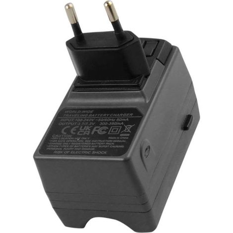 Chargeur pour Piles CR123 - AVIZAR - 4 Emplacements - Recharge rapide - Compact - Noir (1/4)