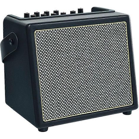 Rowin 30W tragbarer Akustikgitarrenverstärker mit Bluetooth-Lautsprecher, Mikrofoneingang, Lautstärke- und Bassregler, US-Stecker. (1/5)