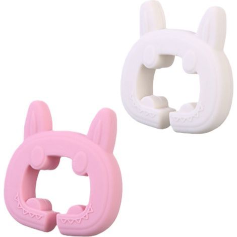 Le support de spatule en Silicone résistant à la-rose blanc (1/2)
