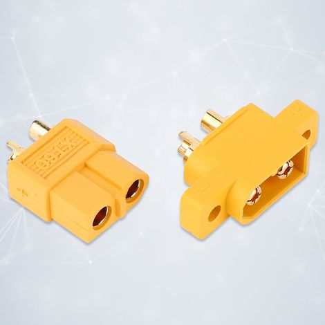 Lot de 5 paires de connecteurs mâles/femelles XT60E/MXT60 pour multicoptère radiocommandé (1/5)