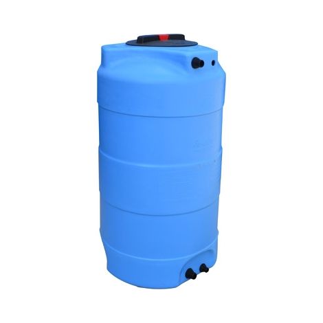 Réservoir en polyéthylène bleu 300 litres - 63x117 cm (1/2)