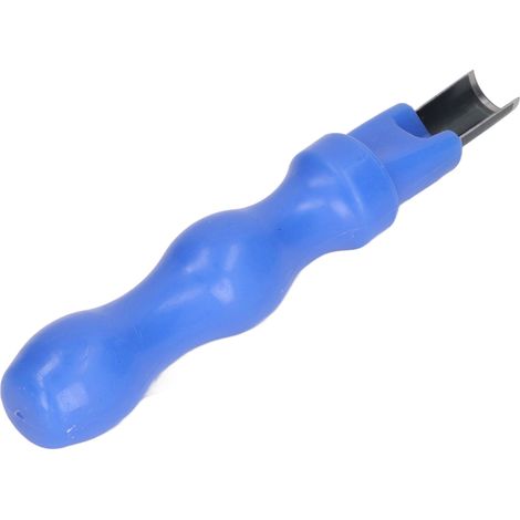 Outil de découpe manuel avec manche en polycarbonate et lame en acier rapide pour bande de silicone souple et néon à angle d'arc (1/5)
