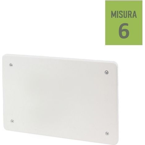 Coperchio di ricambio 198x153 misura 6 rettangolare per scatola cassetta di derivazione da incasso con viti (1/2)