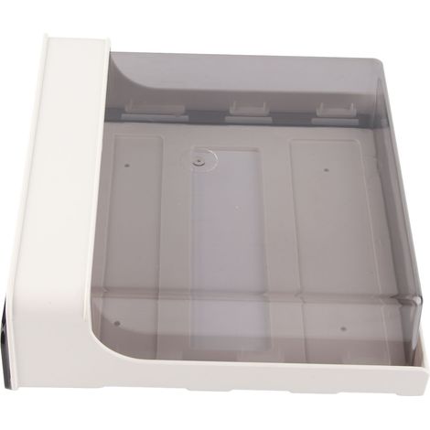 Boîte de rangement sous bureau grande capacité en plastique adhésif tiroir cacheté organisateur pour téléphone fournitures noir L 23 cm (1/5)