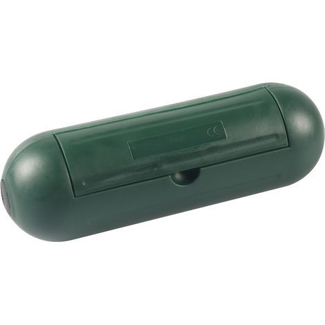Boîtier de Protection pour prolongateur Jardin IP54 - Vert (1/4)