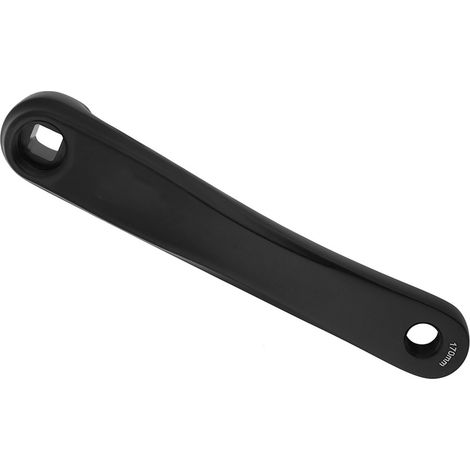 Manivelle de vélo en alliage d'aluminium 170mm, bras gauche à trou carré noir, pièce de rechange pour pédalier (1/5)