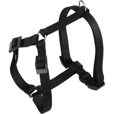 1 Harnais pour Chien, Nylon Résistant, Réglable 3 Points, Clip Pression, Petit Chien et Chat