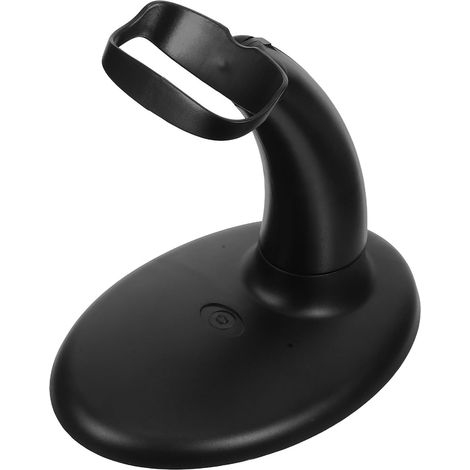 Support de Lecteur de Codes-Barres et Base Stable Noir en Plastique Angle Réglable pour Entrepôt et Comptoir de Caisse (1/5)