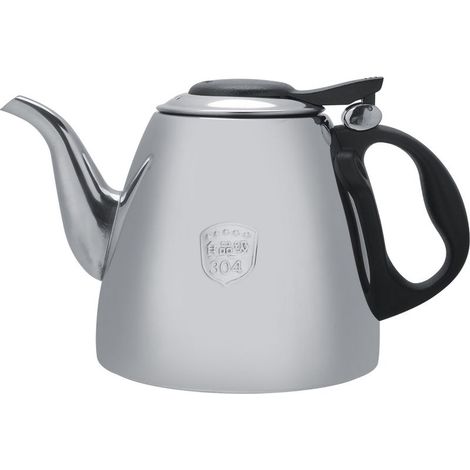 Théière en acier inoxydable, théière, théière, cafetière, bouilloire, poignée résistante à la chaleur, 1,2 l (1/5)