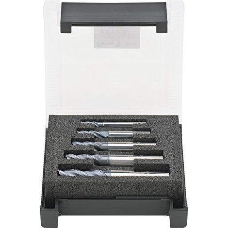 Fortis VHM-Schaftfräser-Satz HPC INOX D6527LHB, 6 - 16 mm, Carapace+Fortis (1/5)